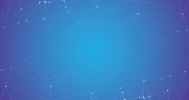 Geometric abstract polygonal blue business background design vector