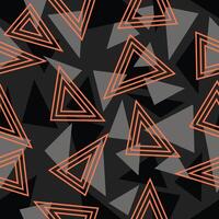 Abstract triangle seamless pattern urban sport style endless texture vector