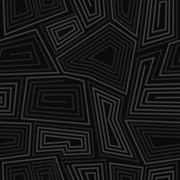 Abstract dark urban seamless pattern stylish geometric line mosaic endless texture vector