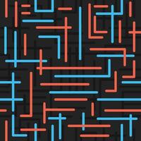 Abstract lines minimalistic seamless pattern vector