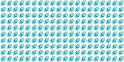 Abstract Geometric Pattern with Blue and Green Rectangle Shapes in Repetitive Layout vector