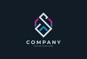 Initial SW Monogram Logo design vector