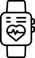 Telemedicine wearable devices on glossy background copy space flat vector