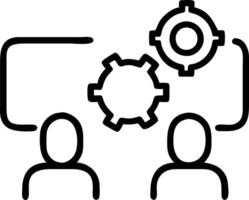 Team collaborating with AI project management tools in startup environment copy space flat vector
