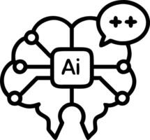Team collaborating on AI driven project with soft abstract digital art copy space flat vector