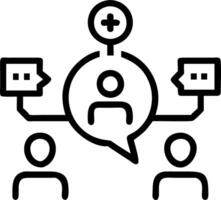 Team using AI customer relationship management tools in bustling office copy space flat vector