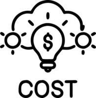 Team brainstorming cost saving ideas in collaborative workspace copy space flat vector