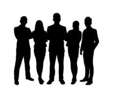 A Male Executive Leader with His Team. Harmony in Organizational Diversity vector