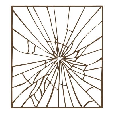 shattered glass pattern abstract cracked surface, geometric lines, broken structure design