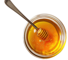 High angle view of honey dipper Isolated without background png