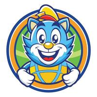Whimsical Globe Mascot with Stylized Cartoon Character Design vector