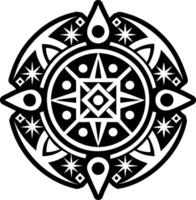 A glyph style icon celestial symbol vector