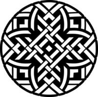 A filled style icon of weaving symbol vector