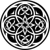 A glyph style icon of binding circle symbol vector