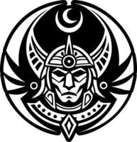 A filled style icon of cherokee god symbol vector