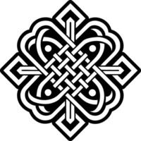 A glyph style icon of pagan art symbol vector