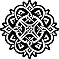 A solid style icon of bronze amulet symbol vector