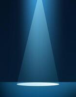 Abstract blue black gradient color light effect background. Wallpaper design vector