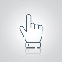 Clicking gesture hand signs, Hand gesture icons with a silver abstract background vector