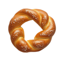 Isolated Estonian kringel showcasing a unique twisted bread form in smooth texture png