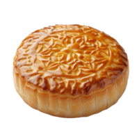 Isolated Tibetan barley cake with intricate floral design displayed on a simple background png