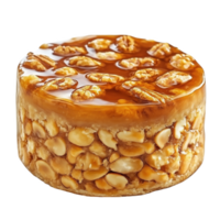 Isolated Uzbek nut and honey dessert on a simple background png