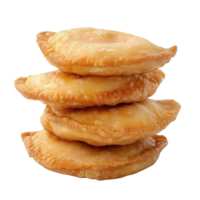 Isolated Mongolian fried dough showcasing golden flaky layers and a delicious texture png