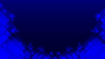 abstract blue background with squares and triangles vector