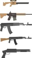 Game Weapons object vector