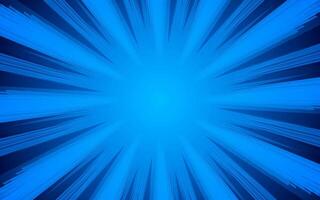 Abstract background cartoon comic zoom lines with halftone pattern. vector
