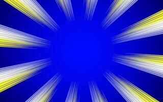 Abstract comic explosion background with radial effect. vector