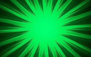 Pop art comic background with speed lines, radial rays and halftone. vector