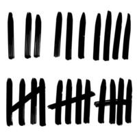 Doodle sketch style of Hand drawn Count bar cartoon . Count the days counted in slashes on the walls of a prison or deserted island. vector