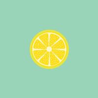 Lemon slice. Fresh citrus, half sliced lemon and chopped lemon. Cut lemon fruit slice and zest for lemonade juice or vitamin c logo. Isolated cartoon vector