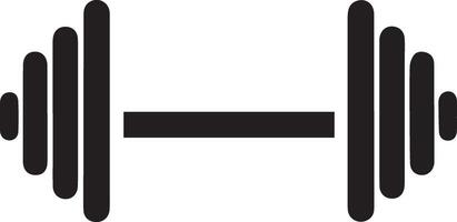 Barbell icon. Simple illustration of barbell icon for web vector