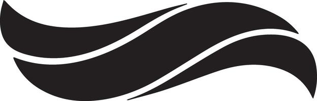 Fluffy waves icon. Simple illustration of fluffy waves icon for web vector