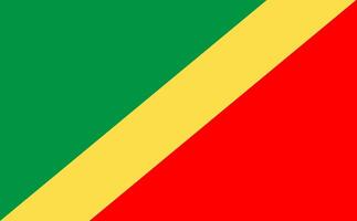 Congo Flag Stock Image. vector