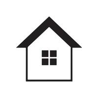 simple geometric house silhouettes with triangular roofs and square windows, evenly spaced in a row. vector