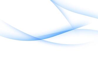 Abstract blue wave background vector