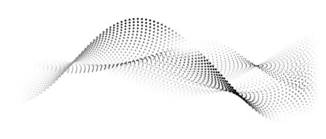 A black and white image of a wave vector
