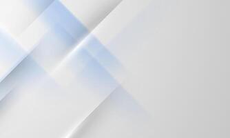 Abstract white and blue background with diagonal lines vector