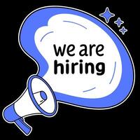 We are hiring - job vector