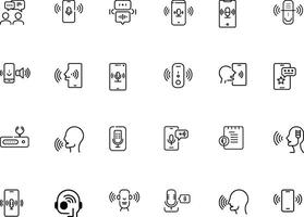 Speech and Dialogue Icons Bundle vector