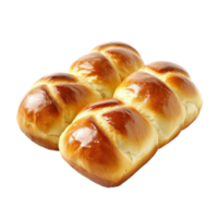 Sweet bread with filling on a Transparent background perfect for desserts and snacks, Sweet bread with filling isolated on background png