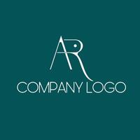 Monogram company logotype vector