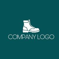 Tactical boot company logo symbol vector