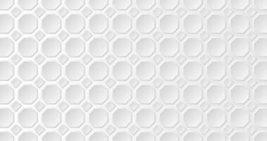White Octagon background illustration pattern vector