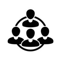 People group icon set. Team people. User profile symbol. Group of people or group of users collection vector