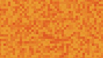 Orange square pixelated abstract art suitable for backgrounds digital design projects banners social media posts posters and technologythemed content video