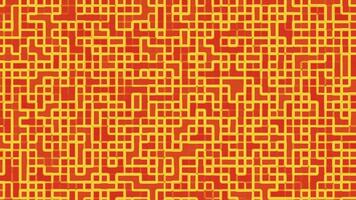 orange yellow lines forming abstract squares on an orange background Suitable for backgrounds digital design geometric concepts web graphics and art prints video